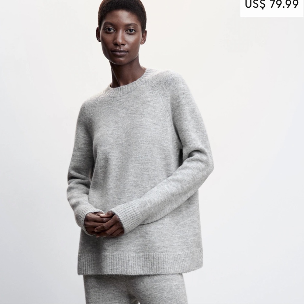 Mango oversize knit sweater